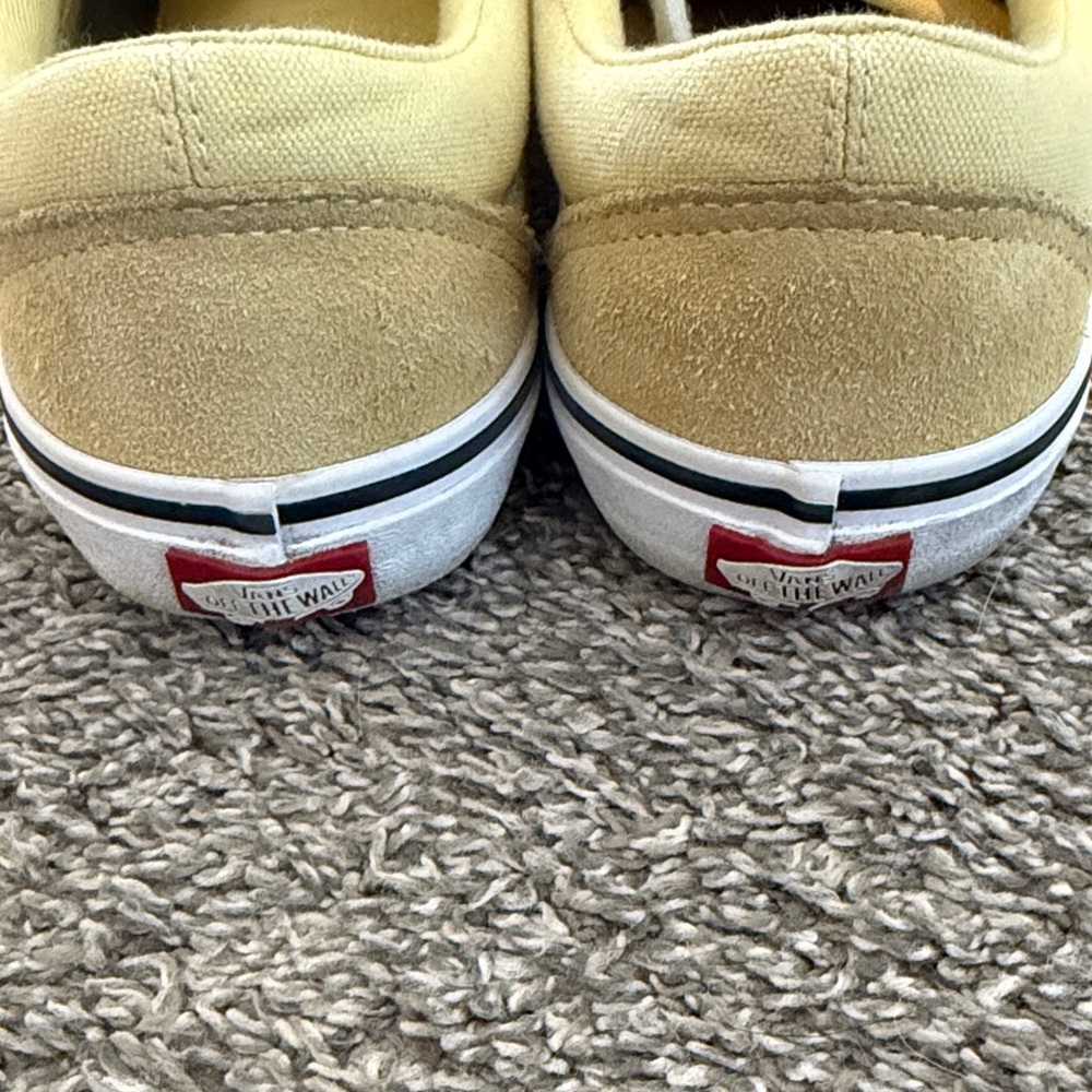 Vans Yellow Canvas Sneakers with White Details - Picture 3 of 3